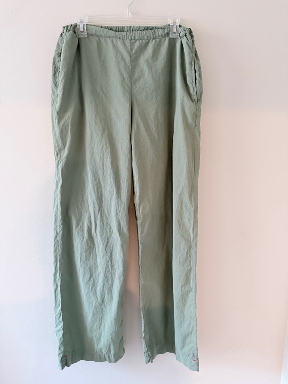 XiRENA Light Sage Elastic Waist Drawstring Chinos
